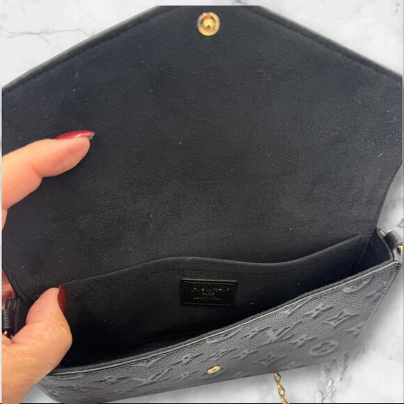 Louis Vuitton Black Empriente Felicie Pochette - Picture 10 of 12